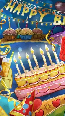 Birthday Live Wallpaper android App screenshot 3